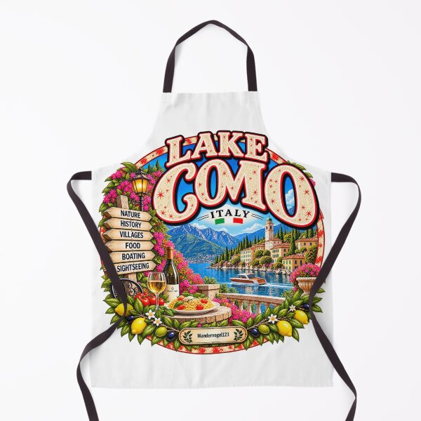 Item preview, Lake Como, Italy – Alpine panorama & Dolce Vita designed and sold by Wandervogel123.