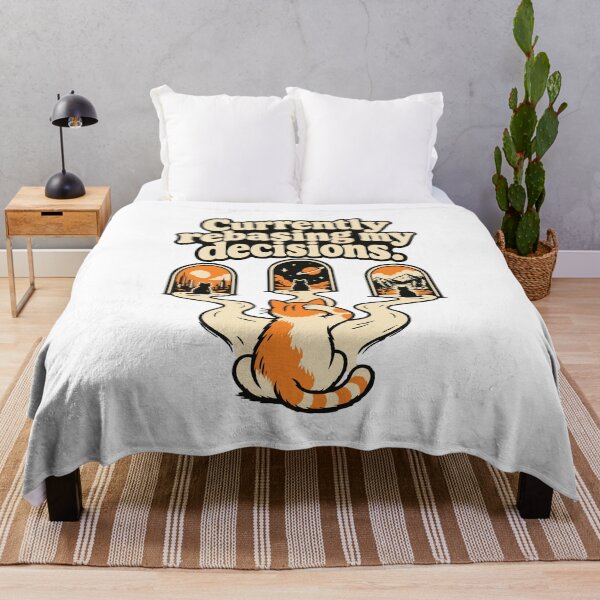 Item preview, Currently Rebasing My Decisions Cat Design designed and sold by ThreadQuirk.