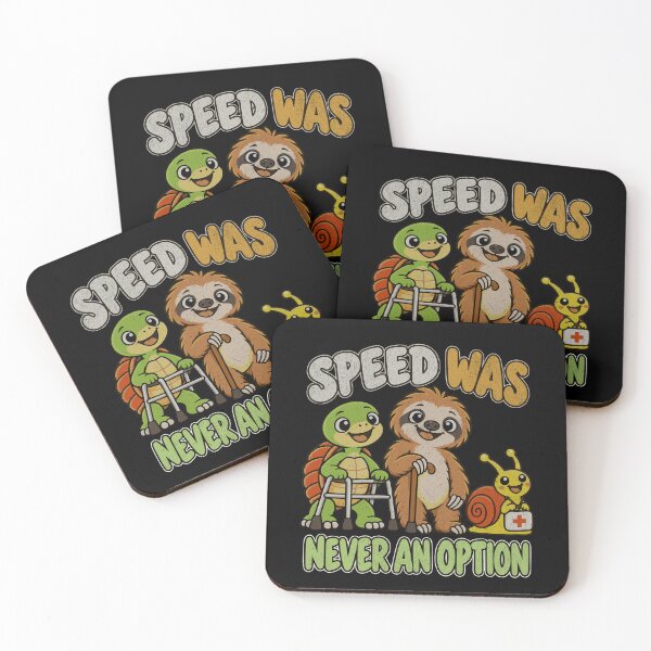 Item preview, Speed Was Never an Option – Funny Fall Prevention Rehab designed and sold by pkk72.
