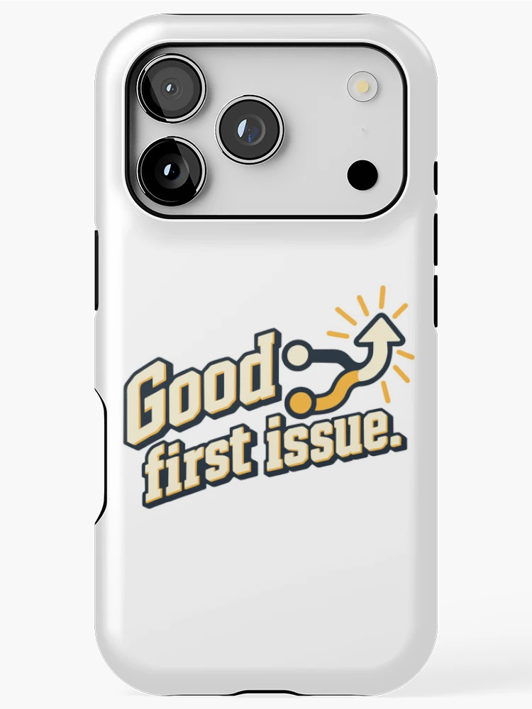 Thumbnail 1 of 4, iPhone Case, Good First Issue Open Source Graphic designed and sold by ThreadQuirk.