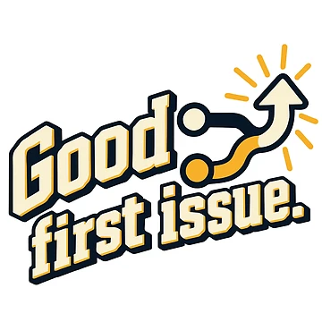 Artwork thumbnail, Good First Issue Open Source Graphic by ThreadQuirk