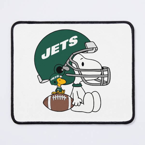 Item preview, Snoopy & Woodstock New York Jets Football Retro F822 designed and sold by GLUVY-THEME.