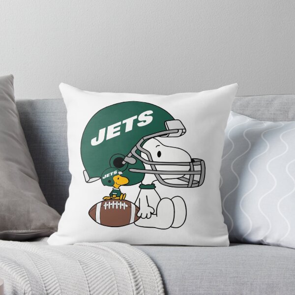Item preview, Snoopy & Woodstock New York Jets Football Retro F822 designed and sold by GLUVY-THEME.