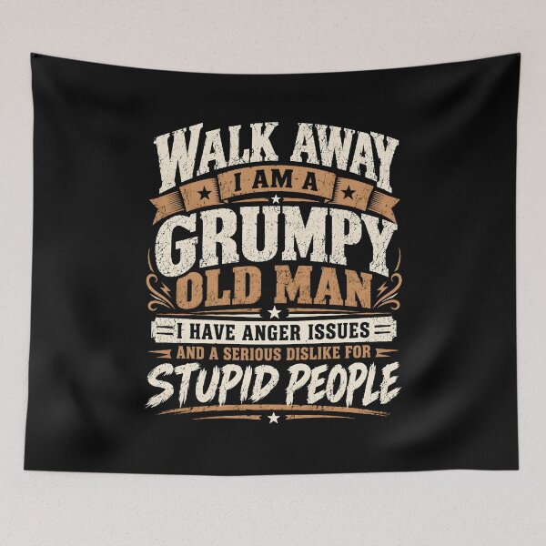 Item preview, Walk Away I Am A Grumpy Old Man designed and sold by fairmont-press.