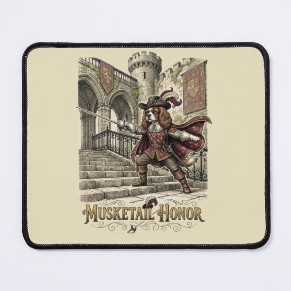 Item preview, Musketail Honor Funny Musketeer Movie Dog Swashbuckling Adventure Spaniel Lover Gift designed and sold by FurRealStudioCo.