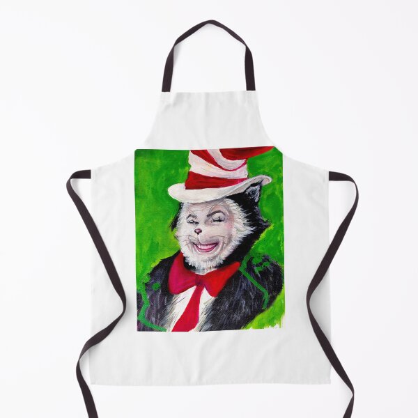 Item preview, Mike Myers: The Cat in the Hat, acrylic painting on canvas notepad by Julie Sosa designed and sold by SpookyTatBabe.