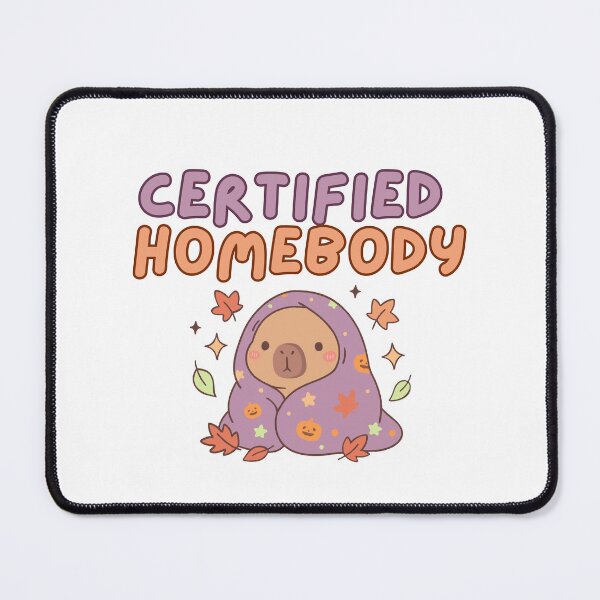 Item preview, Certified Homebody Cozy Capybara Pumpkin Blanket Introvert Groovy Meme designed and sold by kristy1003.
