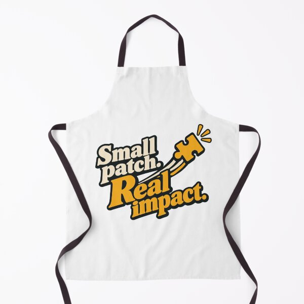 Item preview, Small Patch, Real Impact Graphic designed and sold by ThreadQuirk.