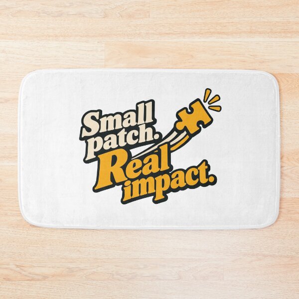 Item preview, Small Patch, Real Impact Graphic designed and sold by ThreadQuirk.