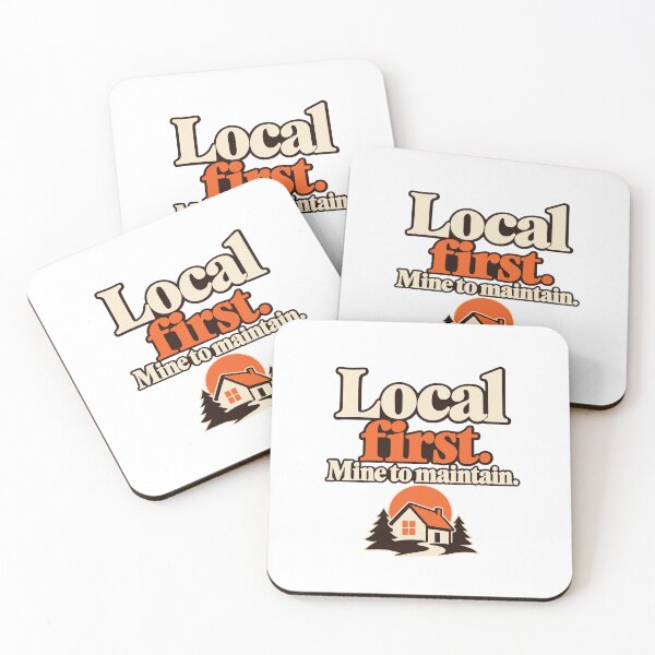 Item preview, Local First Mine to Maintain Typography Design designed and sold by ThreadQuirk.