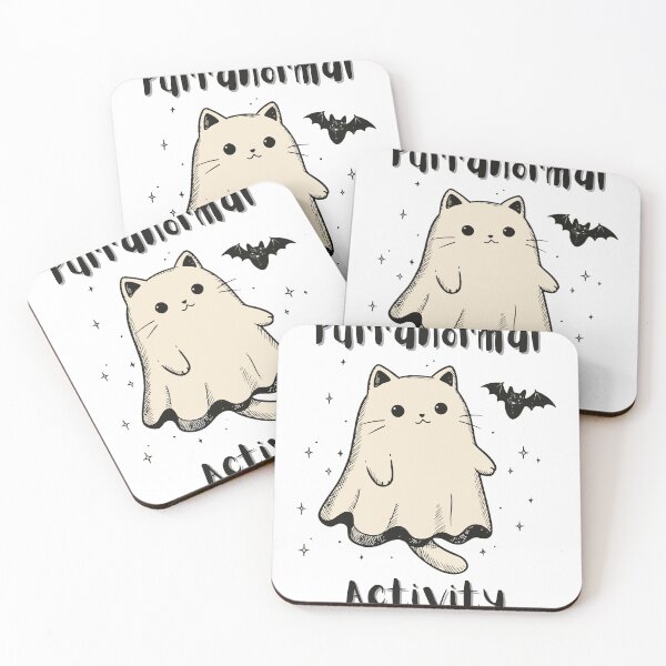 Item preview, Purranormal activity | Ghost cat designed and sold by fifisu.