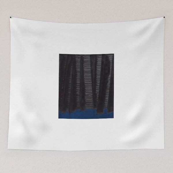 Item preview, Pierre Soulages art - Pierre Soulages artist - Pierre Soulages painting - Pierre Soulages abstract art - Pierre Soulages black painting designed and sold by Rohyadalim.