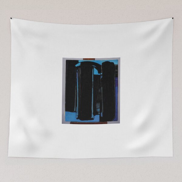 Item preview, Pierre Soulages art - Pierre Soulages artist - Pierre Soulages painting - Pierre Soulages abstract art - Pierre Soulages black painting designed and sold by Rohyadalim.