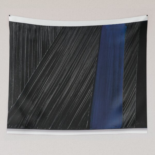 Item preview, Pierre Soulages art - Pierre Soulages artist - Pierre Soulages painting - Pierre Soulages abstract art - Pierre Soulages black painting designed and sold by Rohyadalim.