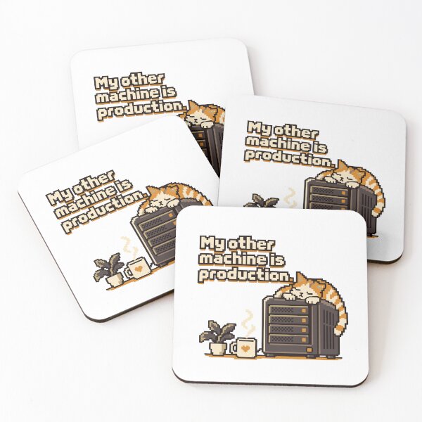 Item preview, My Other Machine Is Production Pixel Art designed and sold by ThreadQuirk.