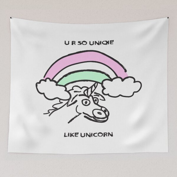 Item preview, Grunge Print Unicorn Print  designed and sold by underdog_seller.