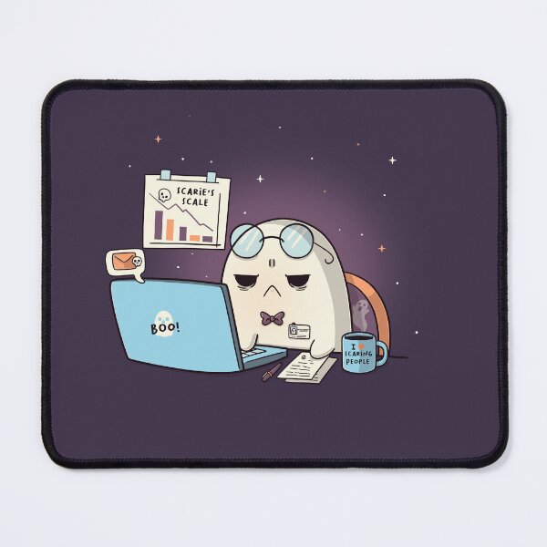 Item preview, Professional Haunter – Funny Kawaii Ghost Office Humor designed and sold by Freecheese.