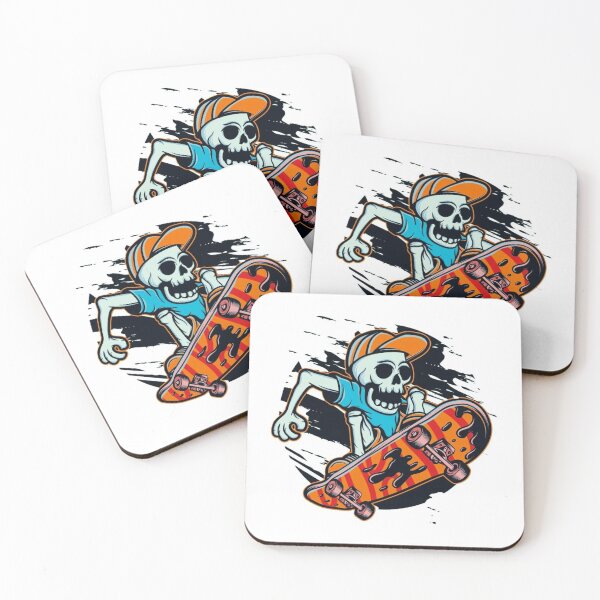 Item preview, SKATEBOARDING SKELETON designed and sold by Pabhas.