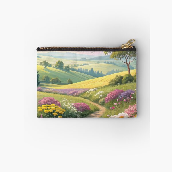Item preview, Flower Landscape Design – Colorful Floral Nature Scenery designed and sold by Amsafjol.
