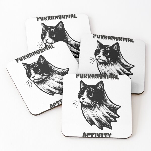 Item preview, Purranormal activity | Ghost cat designed and sold by fifisu.