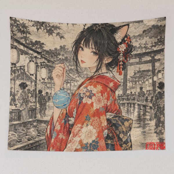 Item preview, Moonlit Festival Nekomimi designed and sold by Komatoya.
