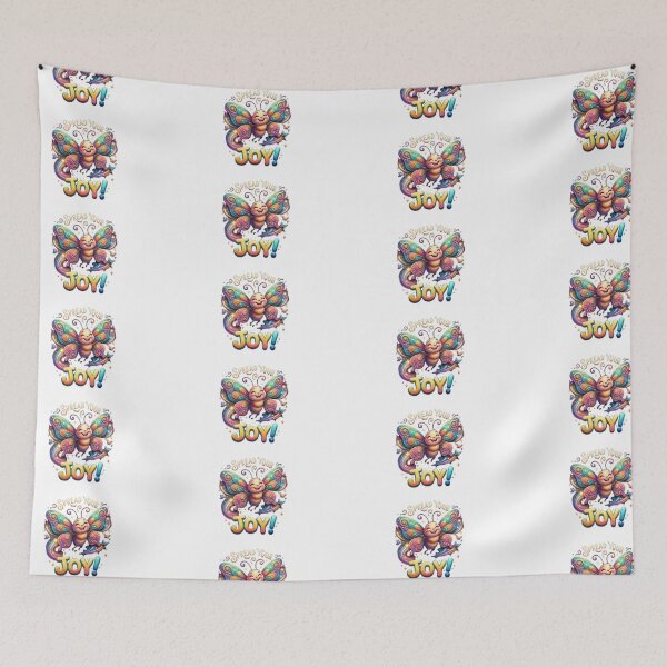Item preview, Spread Your Joy! Cute Magical Butterfly Fantasy Art designed and sold by Zoolita   Store.