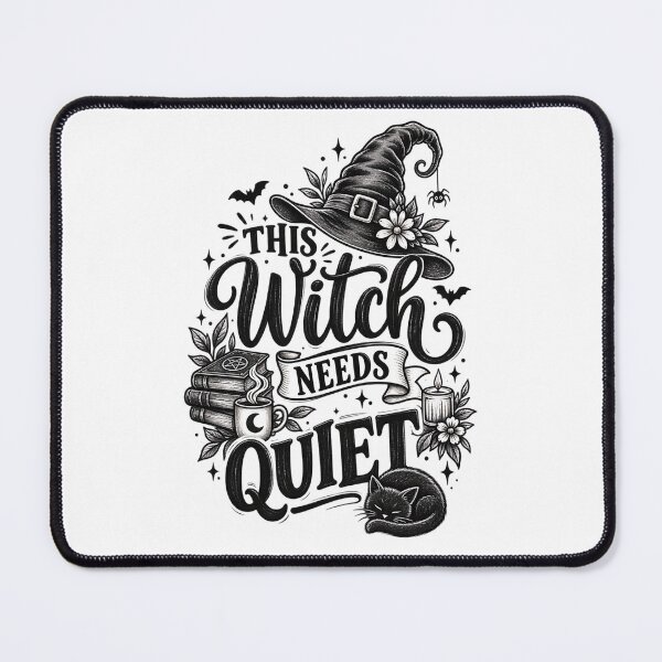 Item preview, This Witch Needs Quiet Cozy Design designed and sold by MarselArt.