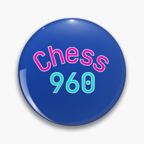 Artikelvorschau, Schach 960 Fischer Zufall Retro 80er entworfen und verkauft von PatternAndPawn.