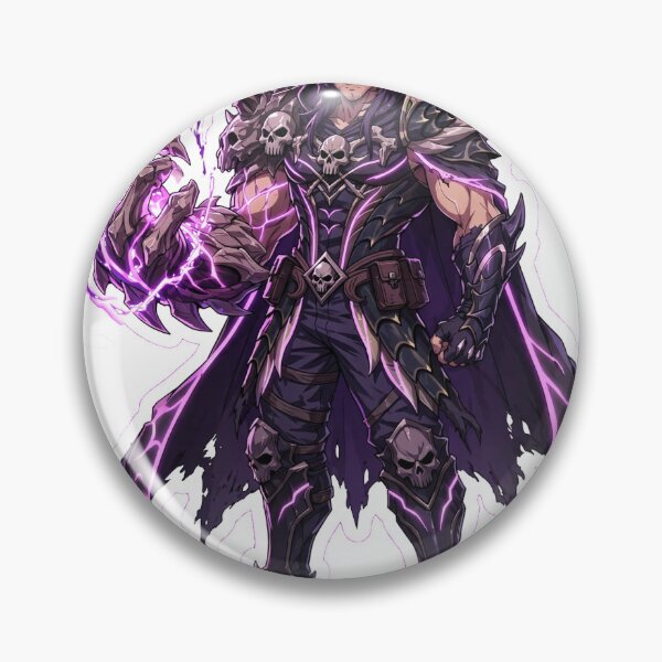 Item preview, Aldous Death Neon Glow Sticker - Mobile Legends Fan Art designed and sold by Lesley D.