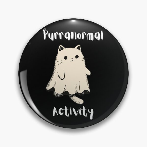 Item preview, Purranormal activity | Ghost cat designed and sold by fifisu.