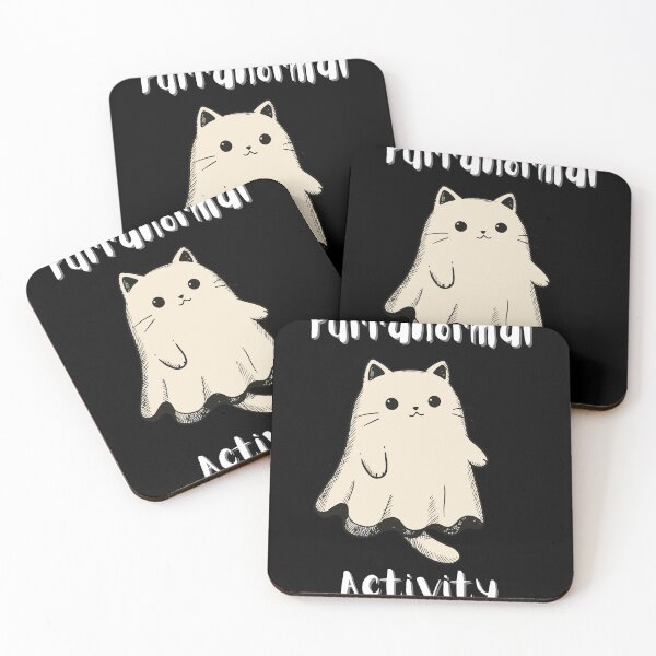 Item preview, Purranormal activity | Ghost cat designed and sold by fifisu.