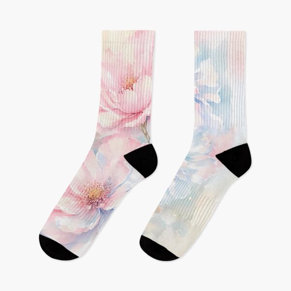 Item preview, Copy of Pastel Peony Dreams Watercolor Bouquet designed and sold by ZHD Home Decor - Apparel - Accessories.