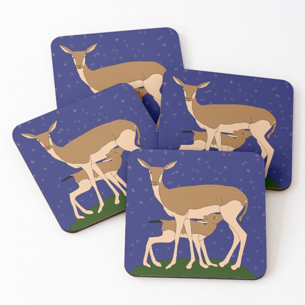Item preview, Night Feeding Fawn – Nanja’s Dreams designed and sold by Birbfactory.