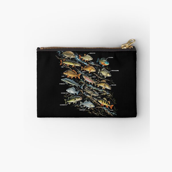 Item preview, Freshwater Fish Species Identification Angler Fisherman Guide designed and sold by FolkGraphics.
