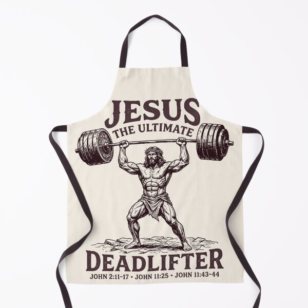 Item preview, Funny Jesus The Ultimate Deadlifter designed and sold by legendaryskins.