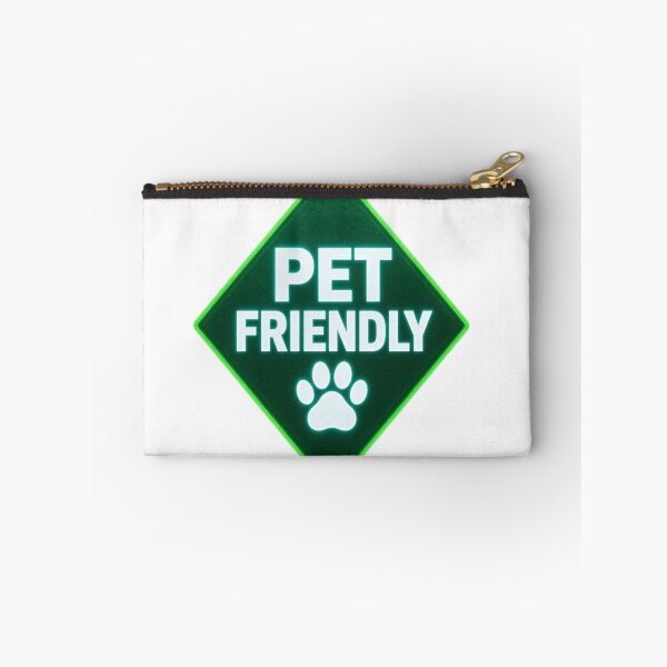 Item preview, Pet Friendly Neon Green Paw Print Sign designed and sold by ExploreAura Studio.