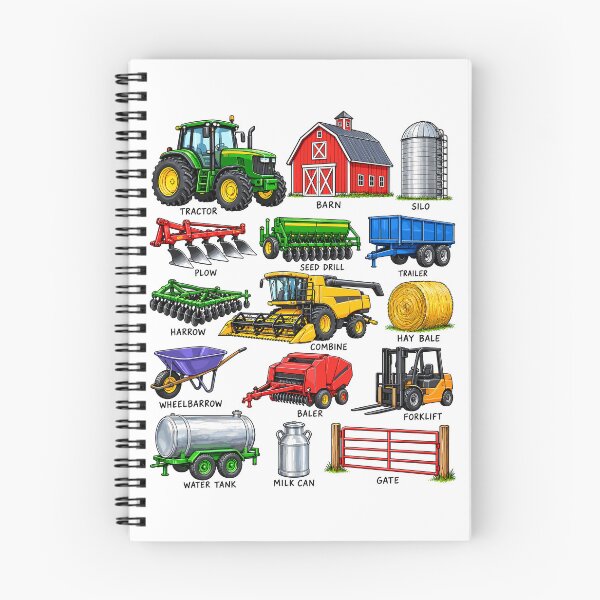 Item preview, Farm Tractor Agricultural Machinery Equipment Collection designed and sold by roni-harbor.