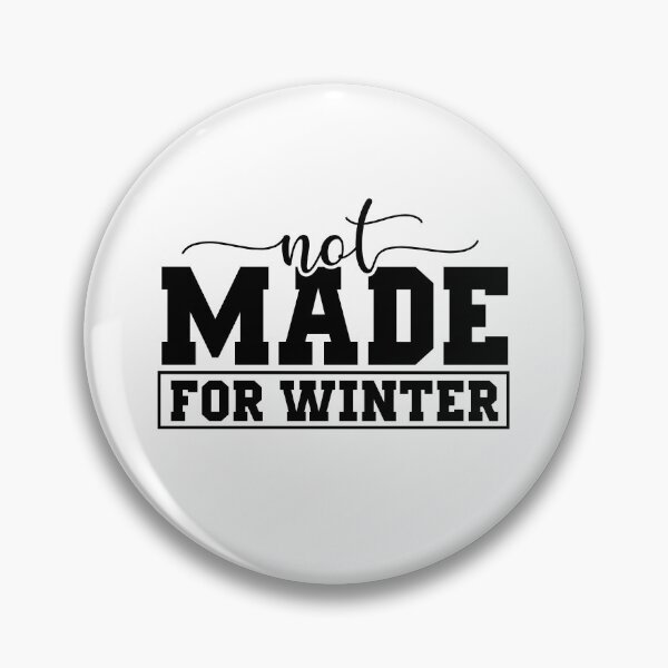 Item preview, Not Made For Winter - Funny Typography Christmas T-Shirt designed and sold by Acabee.