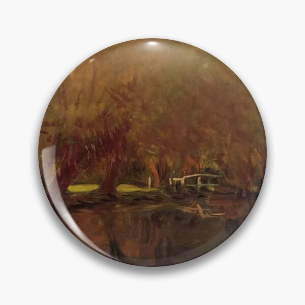 Item preview, John Singer Sargent A Backwater at Calcot Near Reading - Vintage Impressionist Landscape Wall Art Poster designed and sold by lanaverera.