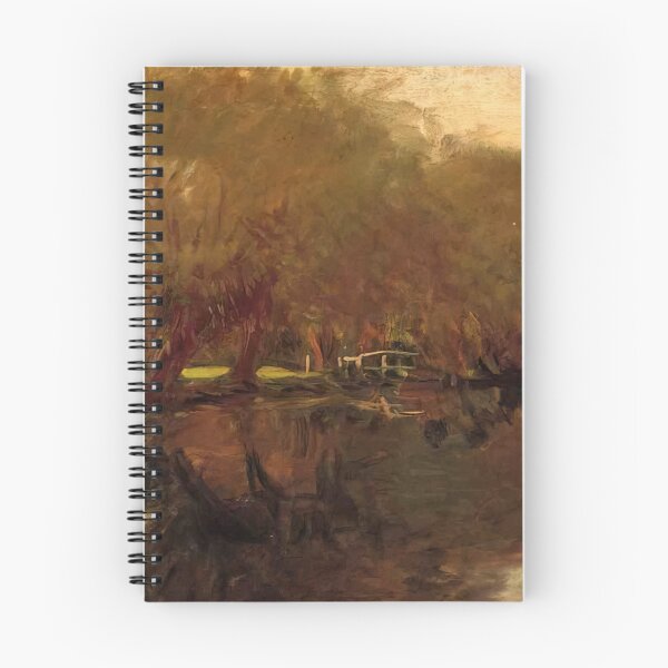 Item preview, John Singer Sargent A Backwater at Calcot Near Reading - Vintage Impressionist Landscape Wall Art Poster designed and sold by lanaverera.
