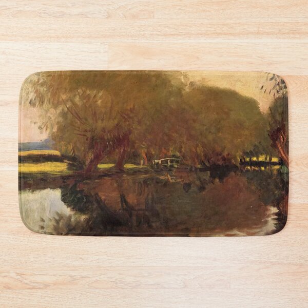 Item preview, John Singer Sargent A Backwater at Calcot Near Reading - Vintage Impressionist Landscape Wall Art Poster designed and sold by lanaverera.