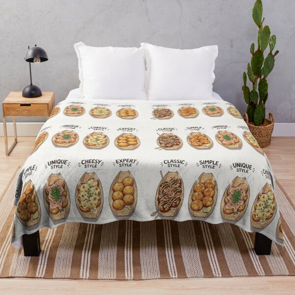 Item preview, Ilustración de takoyaki, comida callejera japonesa. designed and sold by EchoWave11.