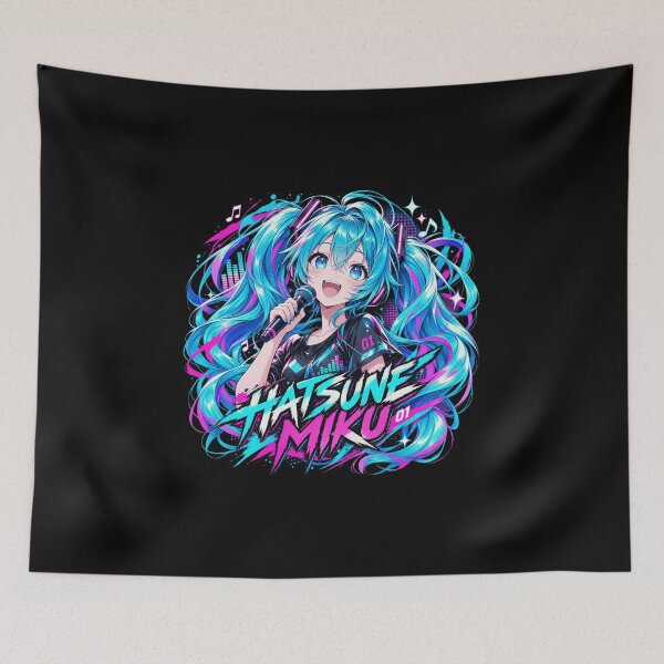 Item preview, Hatsune Miku Energetic Singing Fan Art designed and sold by JohnaDickerson.