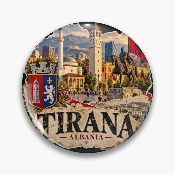Item preview, Tirana — Layers of History in Golden Light designed and sold by URBIVO.