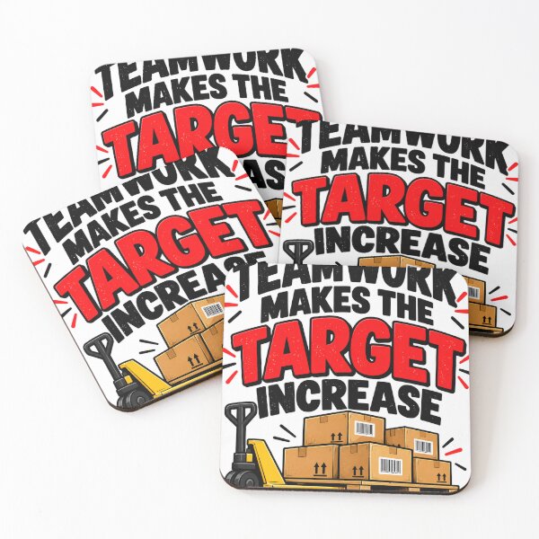 Item preview, Teamwork Makes the Target Increase – Funny Warehouse Work Humour designed and sold by KeeganDykes.