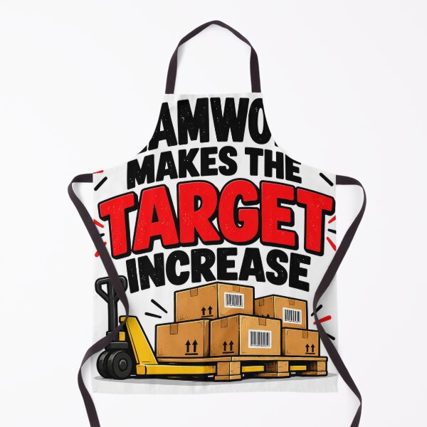 Item preview, Teamwork Makes the Target Increase – Funny Warehouse Work Humour designed and sold by KeeganDykes.