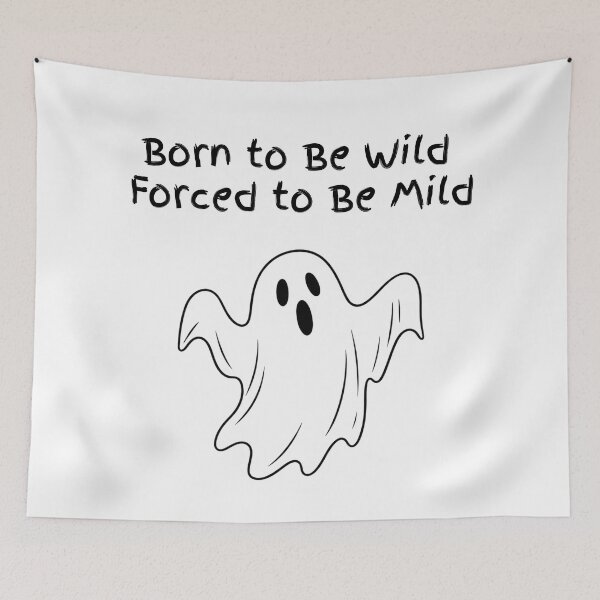 Item preview, Wild Halloween Ghost Funny Quote designed and sold by HELLO TIGER.