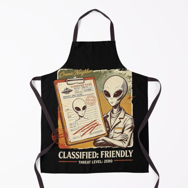 Item preview, Classified Friendly Alien Threat Level Zero designed and sold by NatalieJeans.