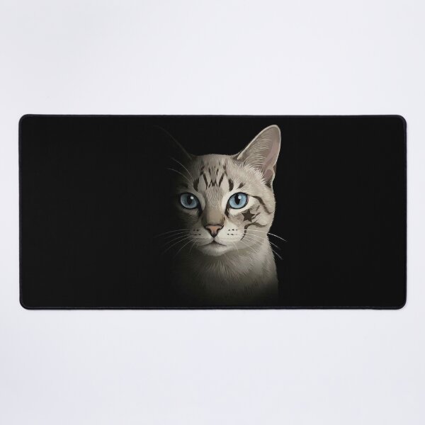 Item preview, Majestic Tabby Cat with Blue Eyes & Star Mark designed and sold by PetalsPaws.