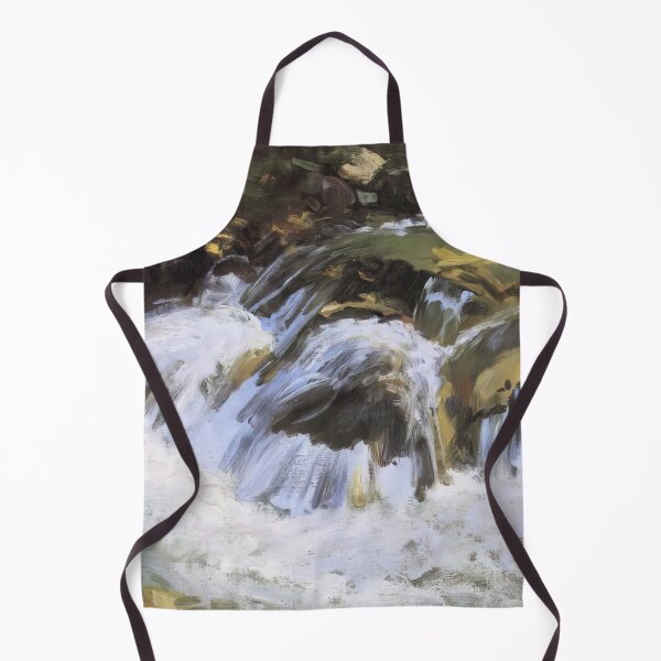 Item preview, John Singer Sargent A Mountain Stream, Tyrol - Vintage Alpine Landscape Painting Poster designed and sold by lanaverera.